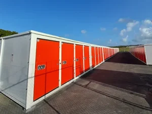Drive-up storage units